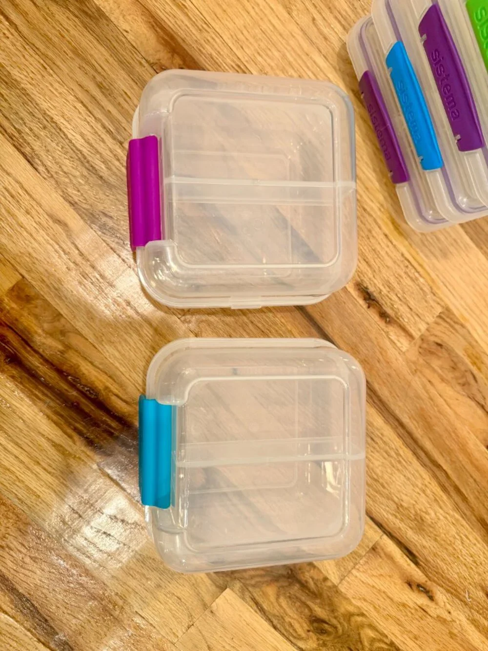 Sistema Klip It (6) & Snap Lock (2) Meal Prep Containers VGUC 8 Mix/Match
